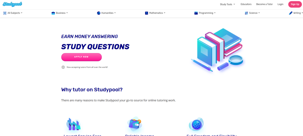 Studypool – One of the most popular online tutoring platforms for Kenyans